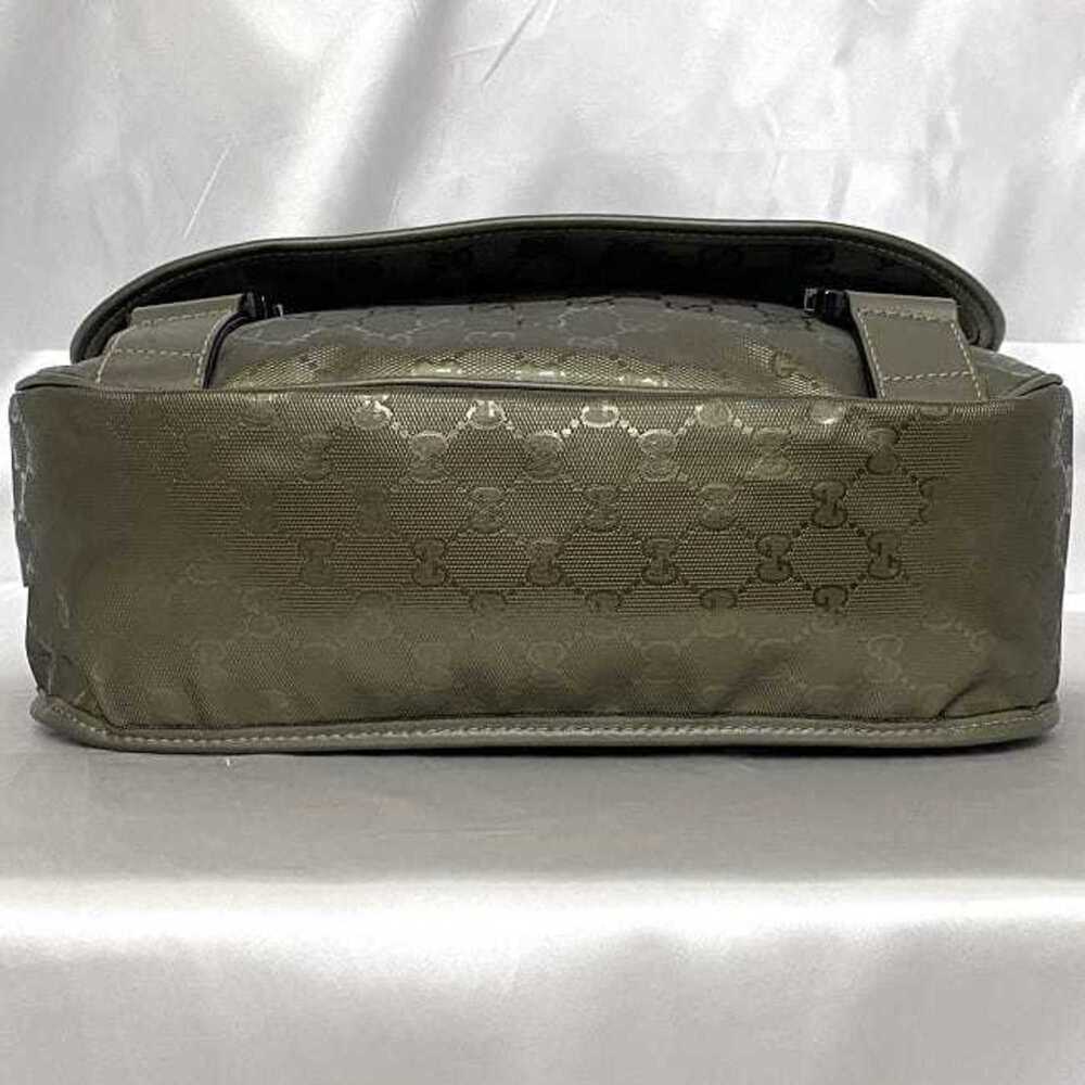 GUCCI Authentic Green Leather Shoulder Bag - Picture 4 of 11